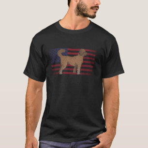 Poedel Hond 4 juli Amerikaanse Vlag USA Patriottis T-shirt