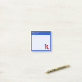 Poedel hond aantekeningen post-it® notes (Op bureau)