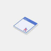 Poedel hond aantekeningen post-it® notes (Schuin)