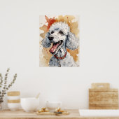 Poedel - Hond Art Print (Keuken)