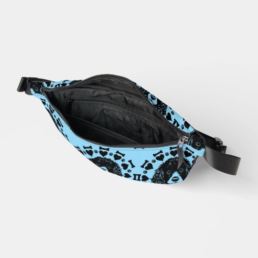 Poedel hond eigenaar heuptasje (Open)