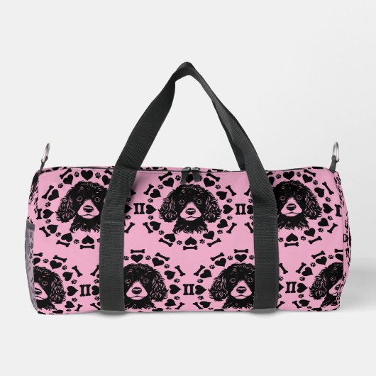 Poedel hond eigenaar plunjezak (Achterkant)