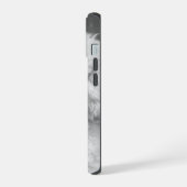 Poedel Hond Foto Zwart-wit  iPhone 15 Case (Linkerkant)