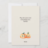 Poedel Hond Gelukkig Halloween Feestdagenkaart (Achterkant)