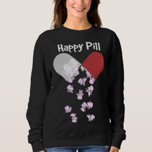 Poedel Hond Gelukkig Pil Poedel Mam Papa Gift Trui