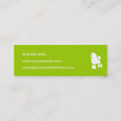 Poedel hond Groomer Visitekaartje (Achterkant)