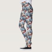Poedel Hond Kerstfeest Leggings (Links)