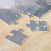 Poedel Hond Kerstfeest Legpuzzel (Zijkant)