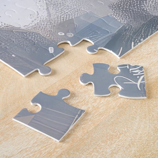 Poedel Hond Kerstfeest Legpuzzel (Zijkant)