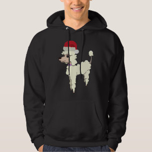 Poedel Hond Kerstmis Kostuum Gifts Unisex Volwasse Hoodie