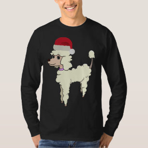 Poedel Hond Kerstmis Kostuum Gifts Unisex Volwasse T-shirt