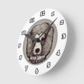 Poedel Hond klok (Hoek)