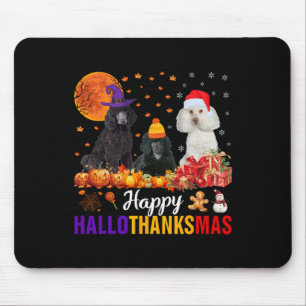Poedel Hond Puppy Hallothanksmas Halloween Thanksg Muismat