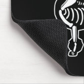 Poedel Hond Skelet Halloween Doodle Honden Lover O Muismat (Hoek)