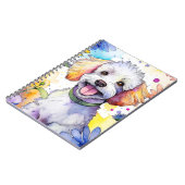 Poedel Hond Spiraal Notitieboek (Linkerzijde)