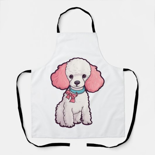 Poedel Hond Super Schattig Schort (Voorkant)
