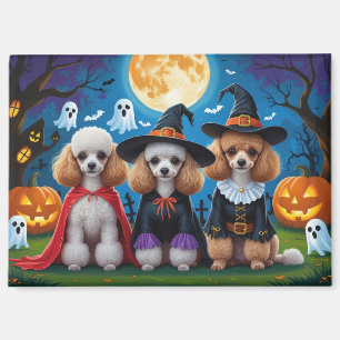 Poedel Honden Pompoen Halloween Grappig Magneet