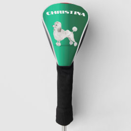 Poedel Hondenliefhebber groen persoonlijk Golfheadcover