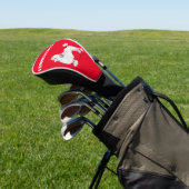 Poedel Hondenliefhebber rood Persoonlijk Golfheadcover (Insitu)