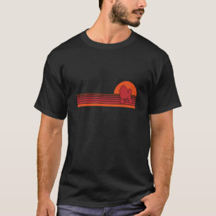 Poedel Hondenras Dierlijke Retro Stijl Honden L T-shirt
