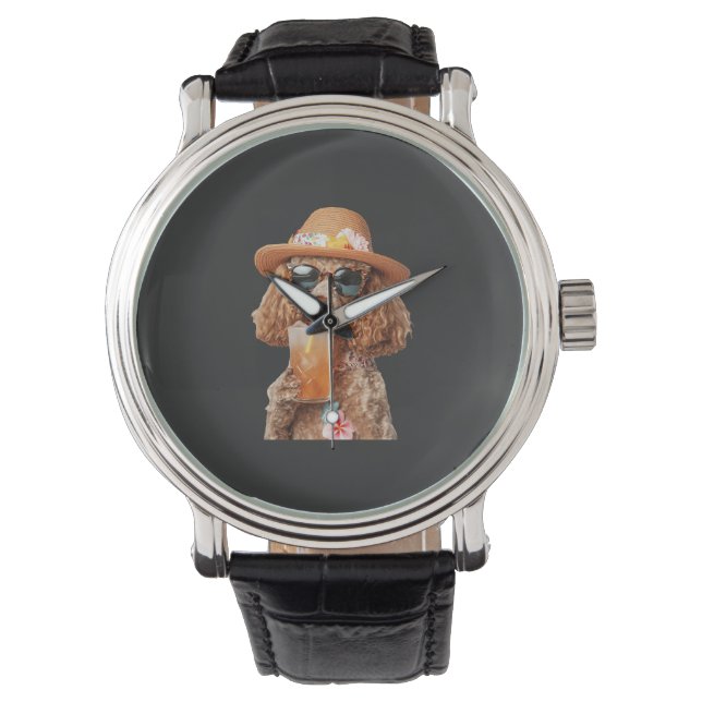 Poedel Horloge (Voorkant)