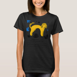 Poedel Ik heb een Fancy perm kijk op mijn mooie T-shirt