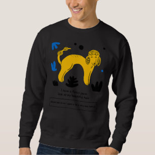 Poedel Ik heb een Fancy perm kijk op mijn mooie Trui