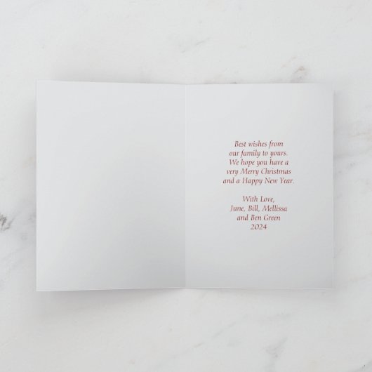 Poedel in de Kaart van de sneeuwkerst (Binnen)