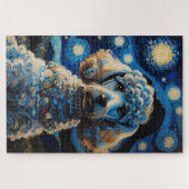 Poedel in de Sterrennacht Legpuzzel (Horizontaal)