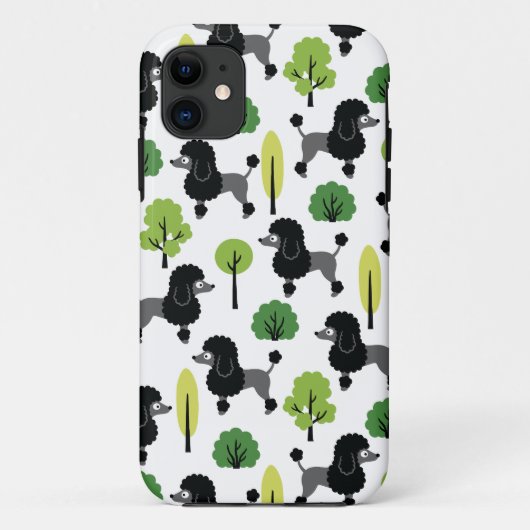 Poedel in het park Case-Mate iPhone case (Achterkant)