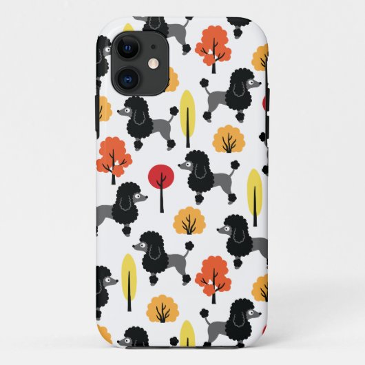 Poedel in het park Case-Mate iPhone case (Achterkant)