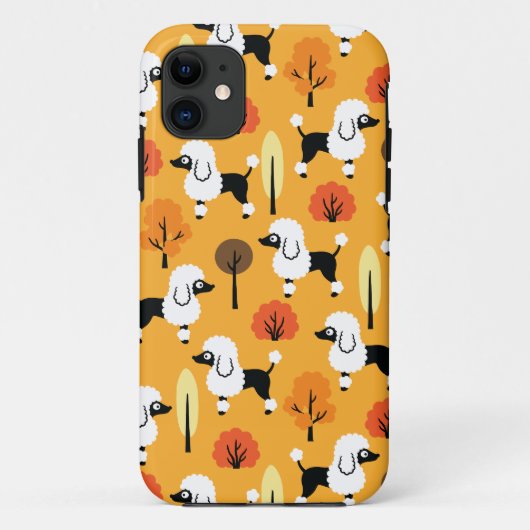 Poedel in het park Case-Mate iPhone case (Achterkant)