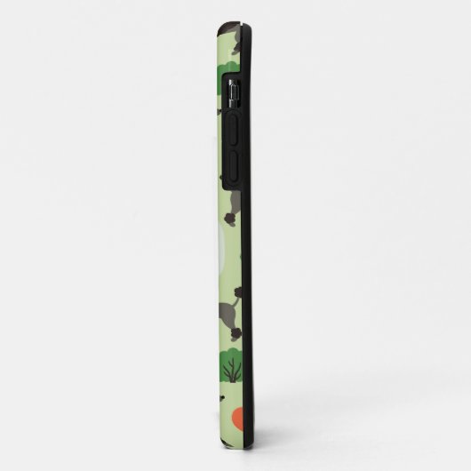 Poedel in het park Case-Mate iPhone case (Achterkant/links)