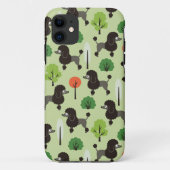 Poedel in het park Case-Mate iPhone case (Achterkant)