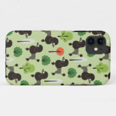 Poedel in het park Case-Mate iPhone case (Achterkant (horizontaal))