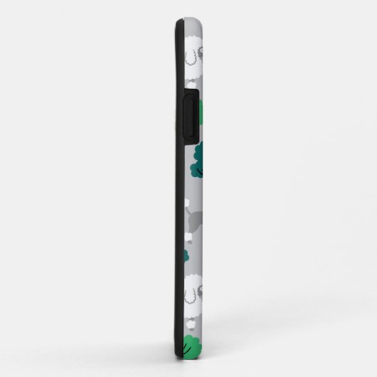 Poedel in het park Case-Mate iPhone case (Achterkant/rechts)
