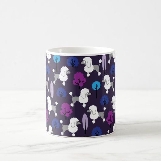 Poedel in het park koffiemok (Center)