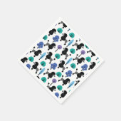 Poedel in het park servet (Hoek)