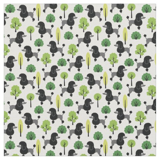 Poedel in het park stof (Close Up)