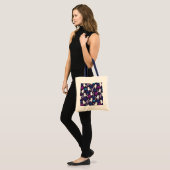 Poedel in het park tote bag (Voorkant (model))