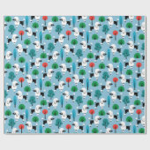 Poedel in het park Wrapping Paper Cadeaupapier (Vlak)