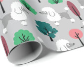Poedel in het park Wrapping Paper Cadeaupapier (Rol Hoek)