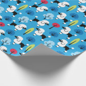 Poedel in het park Wrapping Paper Cadeaupapier (Hoek)