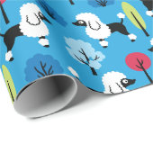 Poedel in het park Wrapping Paper Cadeaupapier (Rol Hoek)