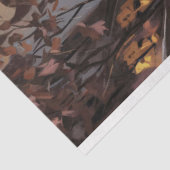 Poedel in Parijs schilderij Decoupage Tissuepapier (Detail)