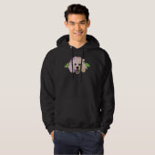 Poedel in Waterverf Hoodie (Voorkant volledig)