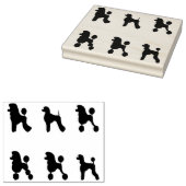 Poedel Kapsels Rubber Stamp Rubberstempel (Gestempeld)