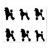 Poedel Kapsels Rubber Stamp Rubberstempel (Afrduk)