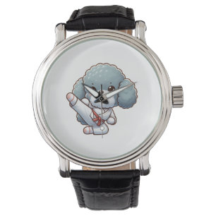 Poedel karate high kick vechtsporten horloge