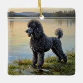 Poedel Keramisch Ornament (Voorkant)